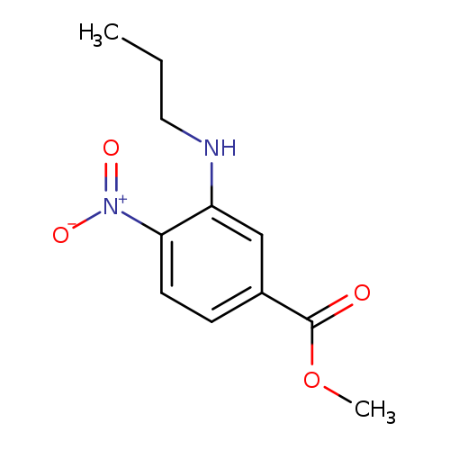 Methyl 4-nitro-3-(propylamino)benzoate