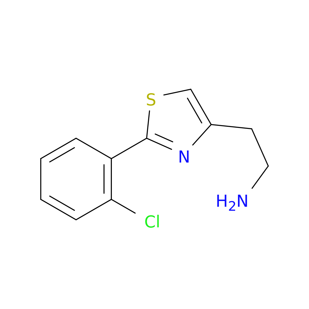 2-[2-(2-chlorophenyl)-1,3-thiazol-4-yl]ethan-1-amine