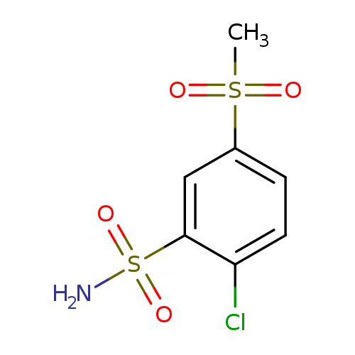 2-Chloro-5-(methylsulfonyl)benzenesulfonamide