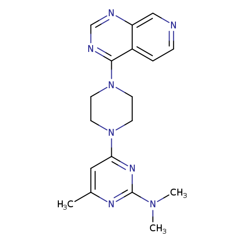 N,N,4-trimethyl-6-(4-{pyrido[3,4-d]pyrimidin-4-yl}piperazin-1-yl)pyrimidin-2-amine