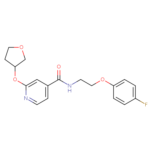 N-[2-(4-fluorophenoxy)ethyl]-2-(oxolan-3-yloxy)pyridine-4-carboxamide