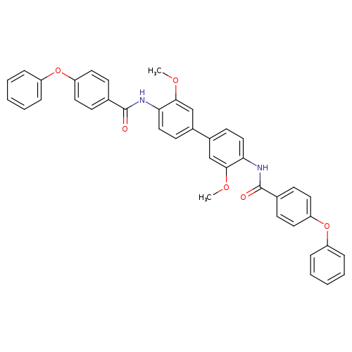 N-[3,3'-dimethoxy-4'-(4-phenoxybenzamido)-[1,1'-biphenyl]-4-yl]-4-phenoxybenzamide