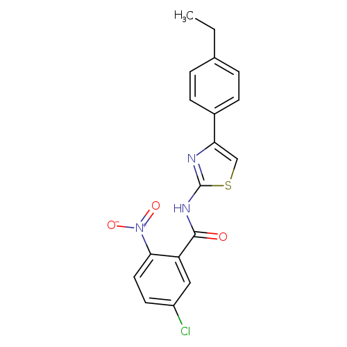 5-chloro-N-[4-(4-ethylphenyl)-1,3-thiazol-2-yl]-2-nitrobenzamide