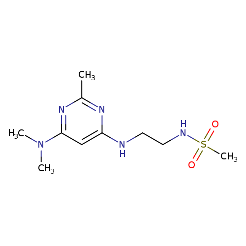 N-(2-{[6-(dimethylamino)-2-methylpyrimidin-4-yl]amino}ethyl)methanesulfonamide