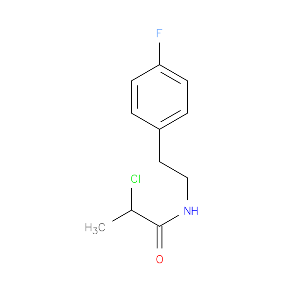 2-chloro-N-[2-(4-fluorophenyl)ethyl]propanamide