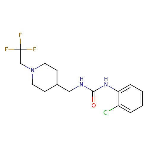 1-(2-chlorophenyl)-3-{[1-(2,2,2-trifluoroethyl)piperidin-4-yl]methyl}urea