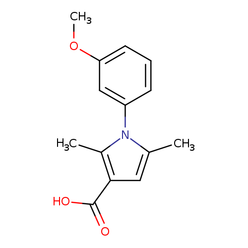 1-(3-Methoxyphenyl)-2,5-dimethyl-1h-pyrrole-3-carboxylic acid