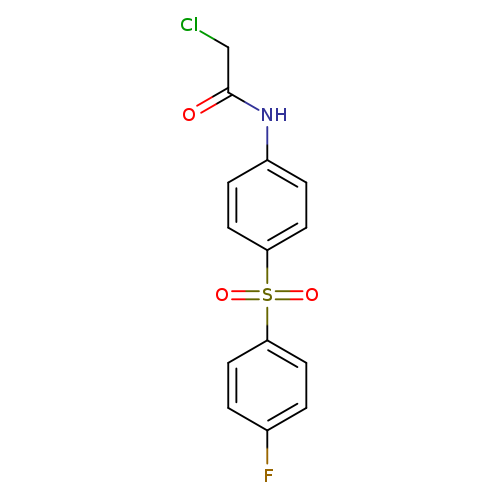 2-chloro-N-[4-(4-fluorobenzenesulfonyl)phenyl]acetamide