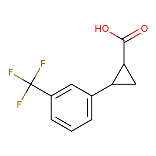 2-[3-(Trifluoromethyl)phenyl]cyclopropanecarboxylic acid