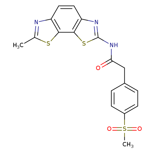 2-(4-methanesulfonylphenyl)-N-{11-methyl-3,12-dithia-5,10-diazatricyclo[7.3.0.0^{2,6}]dodeca-1(9),2(6),4,7,10-pentaen-4-yl}acetamide
