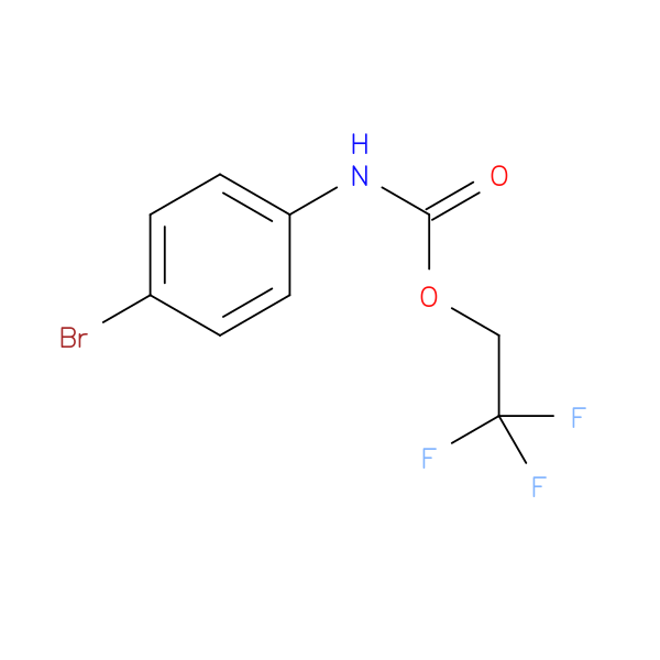 2,2,2-Trifluoroethyl 4-bromophenylcarbamate