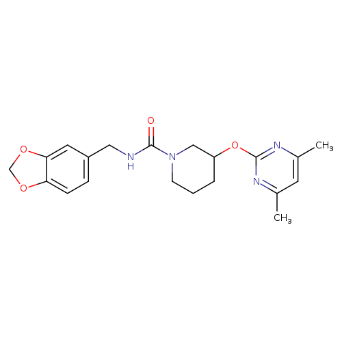 N-[(2H-1,3-benzodioxol-5-yl)methyl]-3-[(4,6-dimethylpyrimidin-2-yl)oxy]piperidine-1-carboxamide