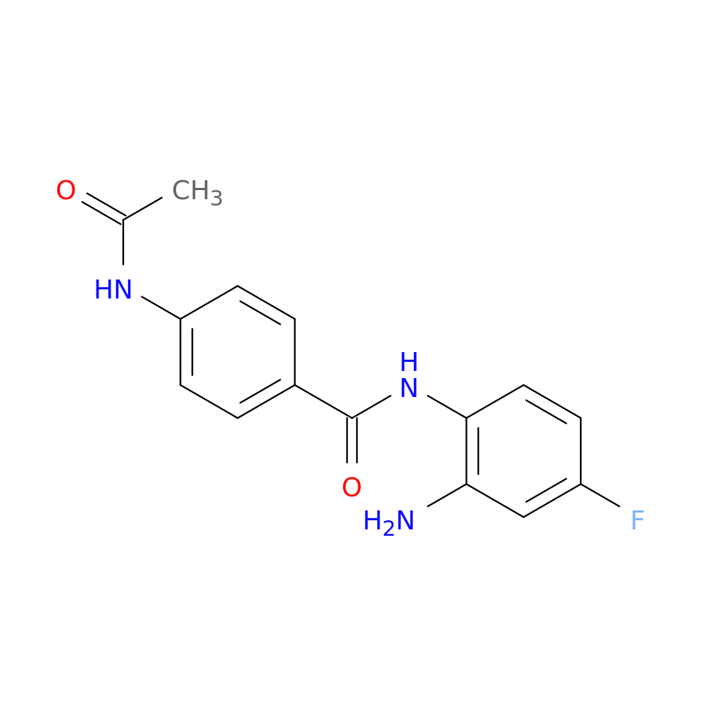 4-Acetamido-N-(2-amino-4-fluorophenyl)benzamide
