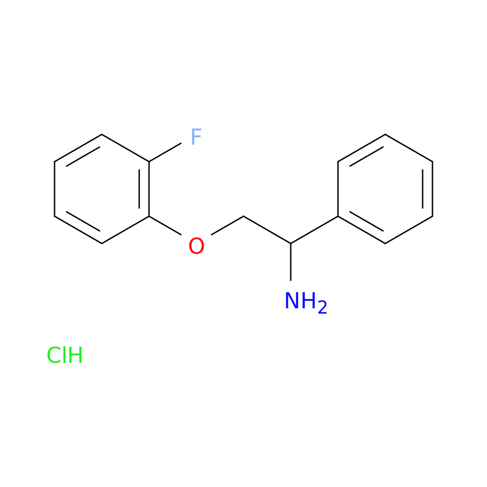 1-(2-Amino-2-phenylethoxy)-2-fluorobenzene hydrochloride