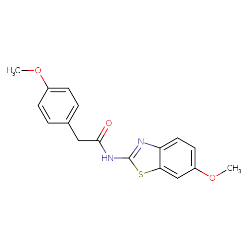 N-(6-methoxy-1,3-benzothiazol-2-yl)-2-(4-methoxyphenyl)acetamide
