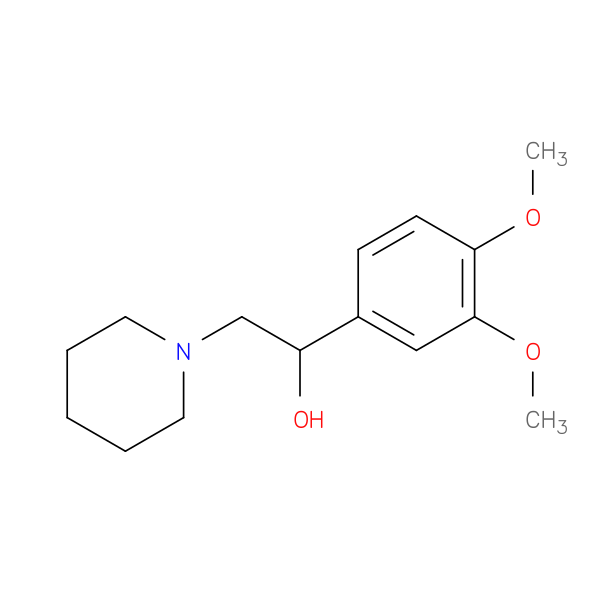 1-(3,4-dimethoxyphenyl)-2-(piperidin-1-yl)ethan-1-ol