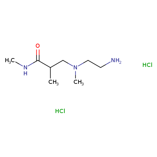3-[(2-aminoethyl)(methyl)amino]-N,2-dimethylpropanamide dihydrochloride