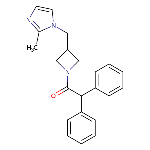 1-{3-[(2-methyl-1H-imidazol-1-yl)methyl]azetidin-1-yl}-2,2-diphenylethan-1-one