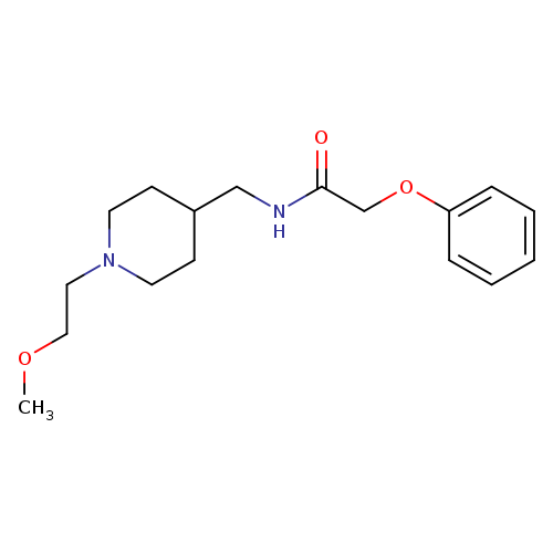 N-{[1-(2-methoxyethyl)piperidin-4-yl]methyl}-2-phenoxyacetamide