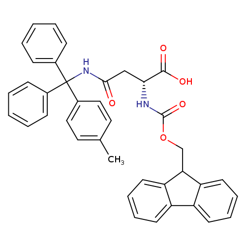 (R)-2-((((9H-Fluoren-9-yl)methoxy)carbonyl)(diphenyl(p-tolyl)methyl)amino)-4-amino-4-oxobutanoic acid