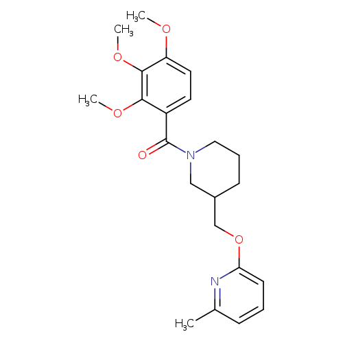 2-methyl-6-{[1-(2,3,4-trimethoxybenzoyl)piperidin-3-yl]methoxy}pyridine