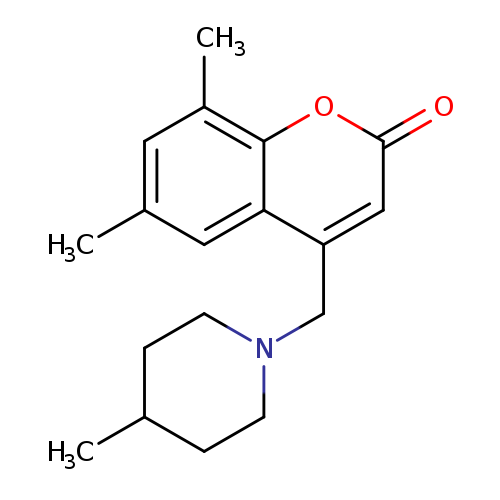 6,8-dimethyl-4-[(4-methylpiperidin-1-yl)methyl]-2H-chromen-2-one