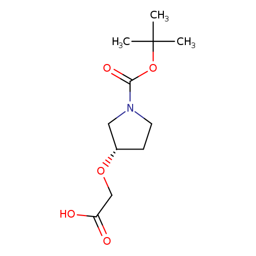 (S)-2-((1-(tert-butoxycarbonyl)pyrrolidin-3-yl)oxy)acetic acid