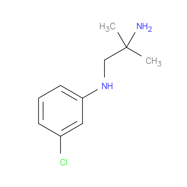 N-(2-Amino-2-methylpropyl)-n-(3-chlorophenyl)amine