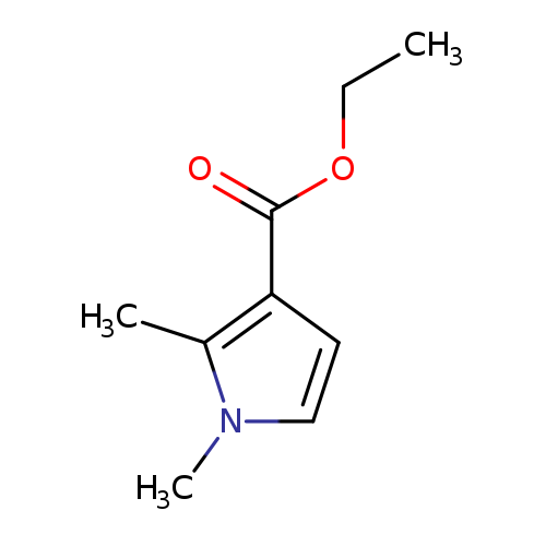 1H-pyrrole-3-carboxylic acid, 1,2-dimethyl-, ethyl ester