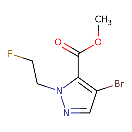4-BROMO-2-(2-FLUORO-ETHYL)-2H-PYRAZOLE-3-CARBOXYLIC ACID METHYL ESTER