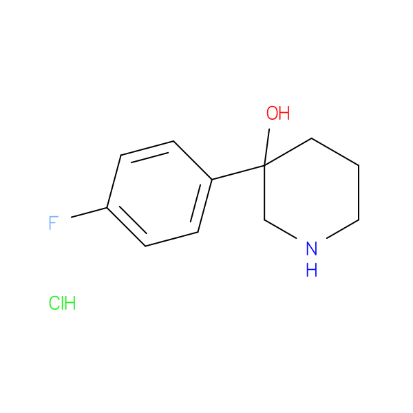 3-(4-Fluorophenyl)piperidin-3-ol hydrochloride