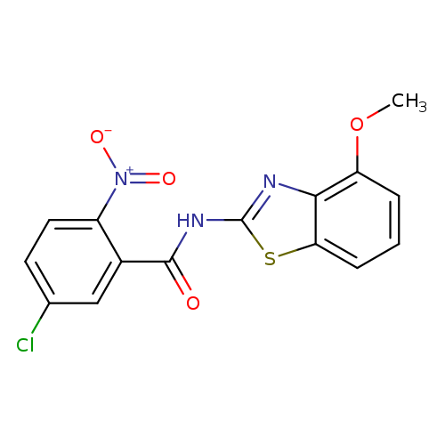 5-chloro-N-(4-methoxy-1,3-benzothiazol-2-yl)-2-nitrobenzamide