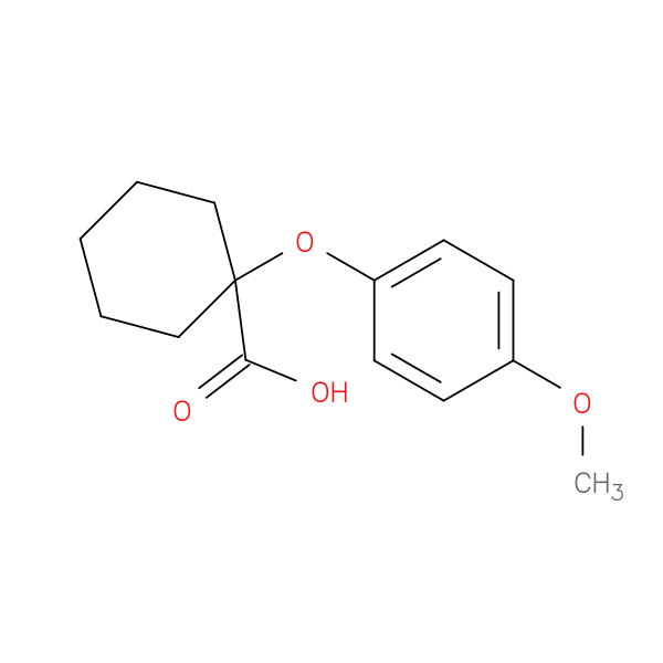 1-(4-Methoxyphenoxy)cyclohexanecarboxylic acid