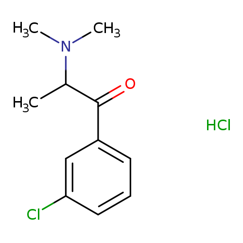 1-(3-chlorophenyl)-2-(dimethylamino)-1-propanone,monohydrochloride