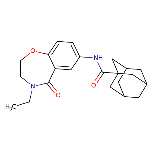 N-(4-ethyl-5-oxo-2,3,4,5-tetrahydro-1,4-benzoxazepin-7-yl)adamantane-1-carboxamide