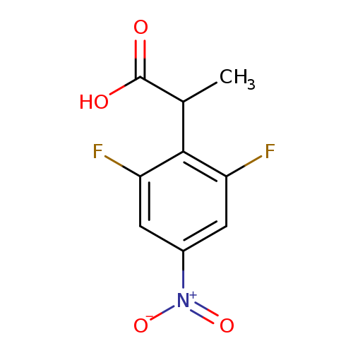 Benzeneacetic acid, 2,6-difluoro-α-methyl-4-nitro-
