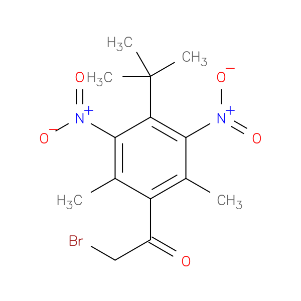 Ethanone, 2-bromo-1-[4-(1,1-dimethylethyl)-2,6-dimethyl-3,5-dinitrophenyl]-