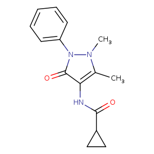 N-(1,5-dimethyl-3-oxo-2-phenyl-2,3-dihydro-1H-pyrazol-4-yl)cyclopropanecarboxamide
