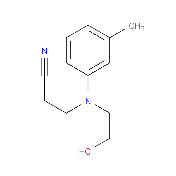 3-[(2-hydroxyethyl)(3-methylphenyl)amino]propanenitrile