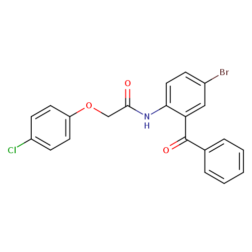 N-(2-benzoyl-4-bromophenyl)-2-(4-chlorophenoxy)acetamide