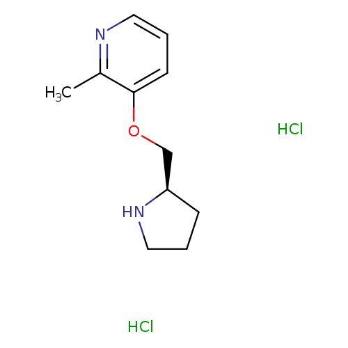 2-methyl-3-{[(2R)-pyrrolidin-2-yl]methoxy}pyridinedihydrochloride
