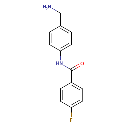 N-[4-(aminomethyl)phenyl]-4-fluorobenzamide