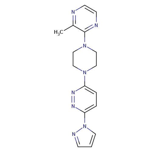 3-[4-(3-methylpyrazin-2-yl)piperazin-1-yl]-6-(1H-pyrazol-1-yl)pyridazine