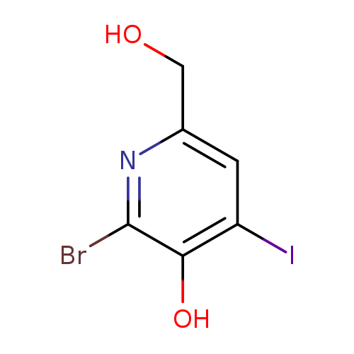 2-Bromo-6-(hydroxymethyl)-4-iodopyridin-3-ol