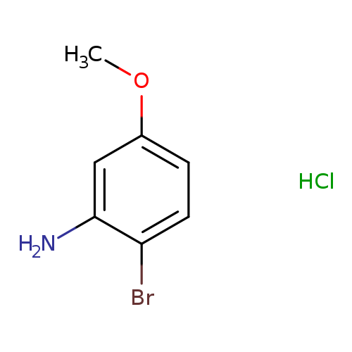Benzenamine, 2-bromo-5-methoxy-, hydrochloride (1:1)