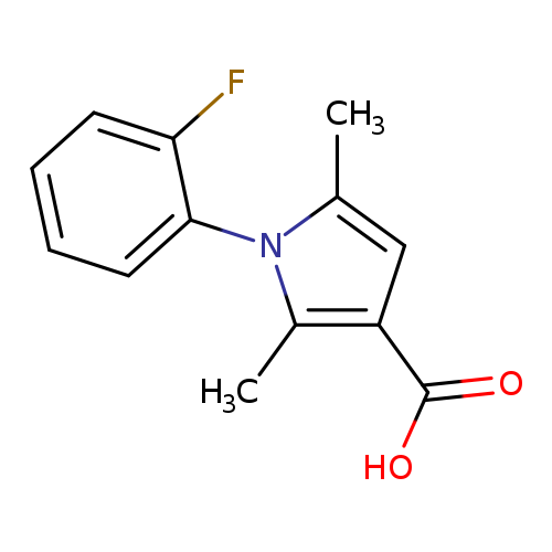 1-(2-Fluorophenyl)-2,5-dimethyl-1h-pyrrole-3-carboxylic acid
