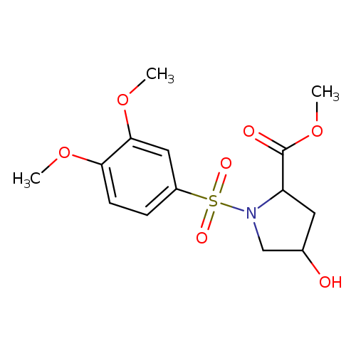 methyl 1-(3,4-dimethoxybenzenesulfonyl)-4-hydroxypyrrolidine-2-carboxylate