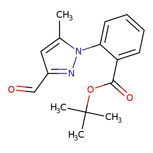 tert-Butyl 2-(3-formyl-5-methyl-1H-pyrazol-1-yl)benzoate