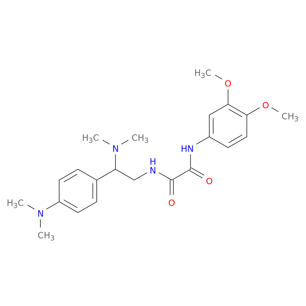 N-(3,4-dimethoxyphenyl)-N'-[2-(dimethylamino)-2-[4-(dimethylamino)phenyl]ethyl]ethanediamide