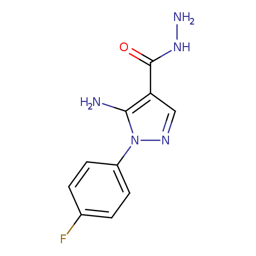 5-Amino-1-(4-fluorophenyl)-1h-pyrazole-4-carbohydrazide